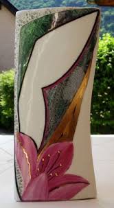 Vases Et Lampes Un Eden De Porcelaines Peinture Peinture Sur Poterie Peinture Sur Porcelaine