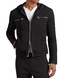 Hooded Zip Front Knit Jacket