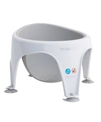 Contour design holds baby in place in the bath. Angelcare Baby Bath Support In Grey Bathing Tubs Seats Baby Products Umoonproductions Com