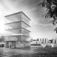 Staab Architekten Chosen To Extend Berlin S Bauhaus Archiv With Almost Frail Design With Images Bauhaus Architecture Architecture Rendering Architecture