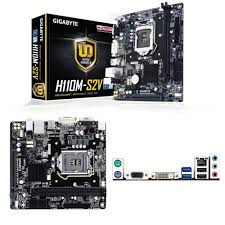 Gigabyte Ga H110m S2v Ddr3 Destekli Hafiza Turu Ddr3 Sdram Hafiza Alani Turu Dimm Destekli Hafiza Saati Hizi 1333 1600 Mhz Islemci Ailesi Intel Is Soket