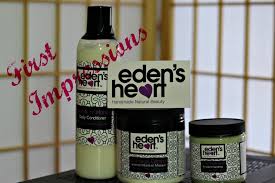 In true entrepreneurial fashion, she took to her kitchen and began concocting her own remedies, creating what is now eden bodyworks. Review Of Eden S Heart Hair Products