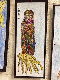 Indian Corn Drawing Art Lessons Elementary Art Projects Elementary Art