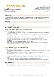 If you want to land a new job in this position, you need to show employers you have the sales and business acumen needed to succeed. Insurance Account Representative Resume Samples Qwikresume
