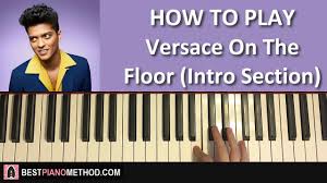 Learn how to play versace on the floor on the piano. How To Play Bruno Mars Versace On The Floor Intro Section Piano Tutorial Lesson Youtube