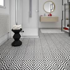 Best patchwork tile backsplash designs for kitchen 2020 18 bathroom interior design, interior decorating . Carrelage Sol Mur Forte Effet Carreau De Ciment Noir Blanc Dement L 20 X L 20 Cm Leroy Merlin