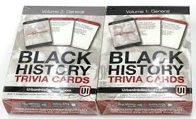These cultural questions will reveal the truth. Black History Trivia Cards Vol 1 And 2 Bundle Offer Urban Intellectuals Store