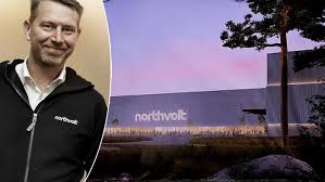 Northvolt logo is pictured in the northvolt office in stockholm, sweden june 14, 2018. Siemens Invests 100 Million In Northvolt