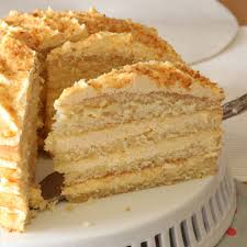 Image result for Two Layer Custard Cake