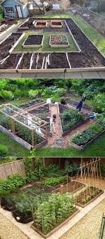 These Vegetable Garden Designs Require A Little More Space Their Layout Allows You Vegetable Garden Beds Vegetable Garden Raised Beds Vegetable Garden Design