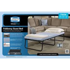 The inexpensive nature of these items. Simmons Beautysleep Foldaway Extra Portable Guest Bed Cot With Memory Foam Mattress Walmart Com Walmart Com