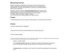 Becoming Human Worksheet For 9th 12th Grade Lesson Planet
