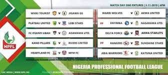 Npfl 2020/2021 fixtures let you see all upcoming matches in npfl 2020/2021 and see available odds offered by bookmakers for all future matchups. Nigeria Npfl 2019 2020 Match Day One Preview And Fixtures Zonefoot