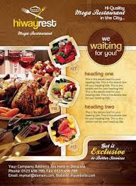 Contoh desain cover background sampul buku keren. 60 Contoh Desain Brosur Makanan Sealkazz Blog Makanan Poster Makanan Desain Brosur