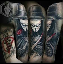 Find the latest v for vendetta tattoos by 100's of tattoo artists, today on tattoocloud. V For Vendetta Tattoo Vendetta Tattoo V For Vendetta Tattoo Body Art Tattoos