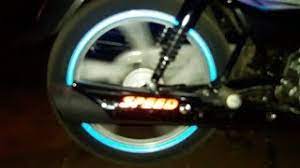 How To Do Radium Stickering For Bike Wheels Bike Wheel Rims Remodelling Tutorial Neelu Arts Youtube