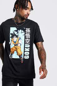 Short sleeve big & tall shirts. Oversized Dragon Ball Z License T Shirt Boohooman