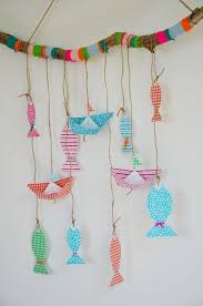 Diy Mobile D Ete En Papier Mobile Fait Maison Bricolage Ete Mobile En Papier