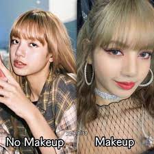 makeup or no makeup lisa without makeup without makeup blackpink no makeup