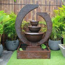 Water Features Aarons Outdoor Modern Water Feature Water Features In The Garden Water Fountain Design