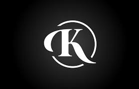 Free download alphabet k high quality 4k whatsapp dp. K Alphabet Letter Logo Icon In Black And White Color Simple And Creative Circle Design For Business And Company 3669170 Vector Art At Vecteezy