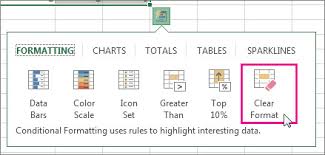 And the selected conditional formatting has been removed. Use Conditional Formatting To Highlight Information Excel