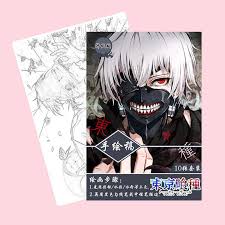 A pop of color will bring this printable coloring pack to life. 10 Pages Book Anime Tokyo Ghoul Coloring Book For Children Painting Drawing Antistress Books A4 Drawing Toys Aliexpress