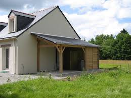 Preau Auvent Carport Constructions Bois Abri La Romagne Construction Bois Auvent Cabanon Bois