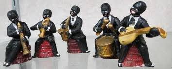 Black people accounted for roughly 20,000 people out of an overall population of 65 million by 1933. 5 Rare German Jazz Band Black Figurines African American Tasteful Musicians 1800700764