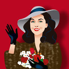 Vivian Leigh At The Gone With The Wind Premiere In Atlanta By Alejandro Mogollo Celebrity Artwork Gone With The Wind Happy Pictures
