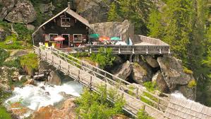 the chalet restaurant at the cascade du berard summer family activities chamonix family activities