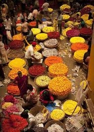 Mercado De Flores Sementes E Especiarias Seeds Flowers And Spices Market Bangalore India Voyage Inde Couleurs Du Monde Indien