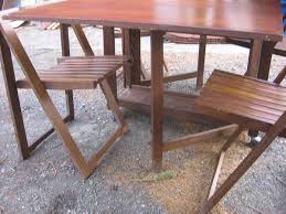 Skinny Drop Leaf Dining Table W 4 Hideaway Wood C Drop Leaf Dining Table Tiny House Furniture Table