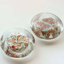 Diy Paperweights From Glass Candle Holders Mod Podge Rocks