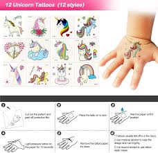 A party dot tattoo is a pattern of three to five small dots, often tattooed on the webbed part of the hand between the thumb and index finger or on the skin near the outer corner of the eye. Buy Golray 60 Pack Unicorn Party Favors Supplies Unicorn Slap Bracelets Mask Rings Keychains Tattoos Rainbow Unicorn Gifts Toys Birthday Party Favors Goodie Bags Fillers Online In Indonesia B07ppg1w88