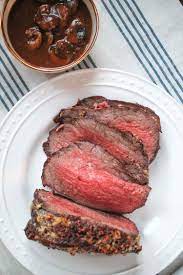 Roast Beef With A Sherry Mushroom Shallot Gravy Recipe Beef Beef Recipes Dinner