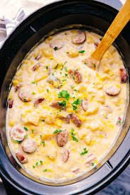 Southern living 2007 family favorite. Slow Cooker Creamy Sausage And Potato Soup Recipe The Food Cafe