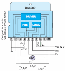 DC Motor Direction Controller Using BA6209 Circuit Ideas I, 58% OFF