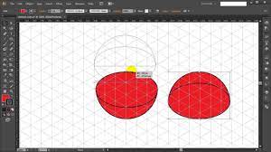 How To Draw Isometric Hemisphere In Adobe Illustrator Tutorial 9 Illustrator Tutorials Adobe Illustrator Tutorials Adobe Illustrator
