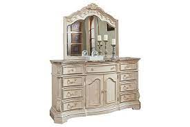 The Ortanique Dresser Sleigh Bedroom Set Dresser With Mirror Ashley Furniture