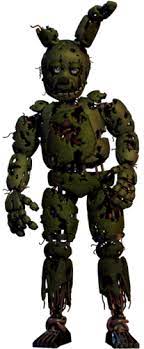 Springtrap is an early model of a bonnie suit (as he is referred to as spring bonnie by the phone guy on night 5 and by a kid in. Springtrap Five Nights At Freddy S Purple Guy Wiki Fandom