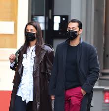 The literary legend, portrayed by henry cavill, gets called out for his unlike other sherlock holmes adaptations, enola holmes is told from the perspective of sherlock's younger sister enola (millie bobby brown), a. Katie Holmes Wears Ruffled Blouse With Edgy Leather Trench In Nyc