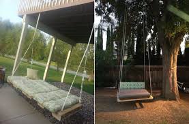 A hanging bed is easy to build, theres many bed designs, and can save loads of space in a small room in a affordable way. Epic Pallet Swing Ideas Enjoying The Outdoors Freely