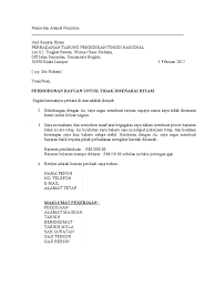 Format contoh surat rayuan mrsm. Contoh Surat Rasmi Rayuan Doc Selangor A Cute766