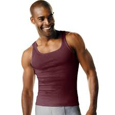 Hanes Mens Tagless Ribbed A Shirt Tank Top 4 Pack 392p4