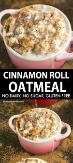 Sticky Cinnamon Roll Oatmeal Secretly Healthy The Big Man S World Recipe Oatmeal Recipes Healthy Breakfast Easy Oatmeal Recipes Healthy Oatmeal Recipes