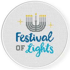 This magnificent chart is in very good condition without wrinkles or folds. Festival Of Lights Cross Stitch Pattern Daily Cross Stitch