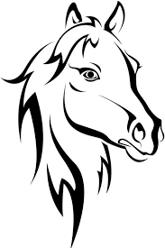 ✓ free for commercial use ✓ high quality images. Simple Outline Horse Portrait Tattoo Design Tattooimages Biz