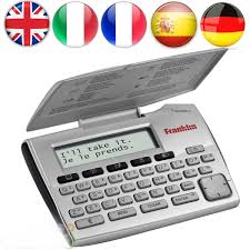 Franklin 5 Language Electronic Translator English German French Spanish Italian 5 Language Electronic Dictionary Language Electronic Dictionaries Translators