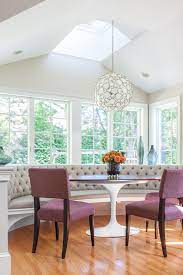 Breakfast Nook Lighting Dining Room Transitional With Tufted Bench Natural Dining Room Victorian Transitional Dining Room Home Decor